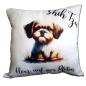 Preview: Kissenbezug Hund Shih Tzu 40X40