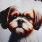 Preview: Kissenbezug Hund Shih Tzu 40X40