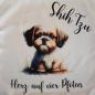 Preview: Kissenbezug Hund Shih Tzu 40X40