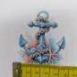Preview: Bügelbild Anker blau