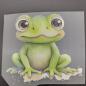 Preview: Bügelbild Frosch