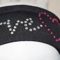 Preview: Stirnband mit hochwertigen Glitzersteinen Love