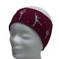 Preview: Stirnband Eiskunstlauf Elemente rot