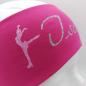 Preview: Stirnband mit Name pink