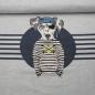Preview: Jersey Panel Hund Pirat hellblau