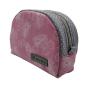 Preview: Schminktasche, Kosmetiktasche altrosa/grau