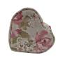 Preview: Tasche in Herzform Blumen Canvas