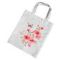 Preview: Einkaufstasche Gr. M, Blumen apricot