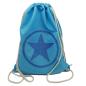 Preview: Turnbeutel großer Stern aqua