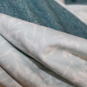 Preview: Loop Schal Damen Ornamente grün