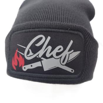 Preview: Beanie Chef am Grill