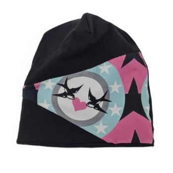 Beanie Mütze Schwalben, 43 cm Umfang