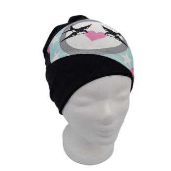 Beanie Mütze Schwalben, 43 cm Umfang