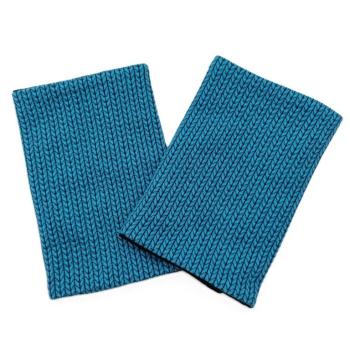 Preview: Pulswärmer türkis Strick