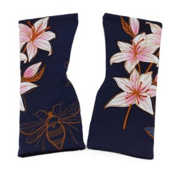 Preview: Wende- Armstulpen mit Daumenloch Biene