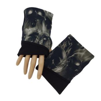 Pulswärmer Totenkopf unisex