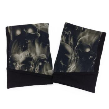 Preview: Pulswärmer Totenkopf unisex