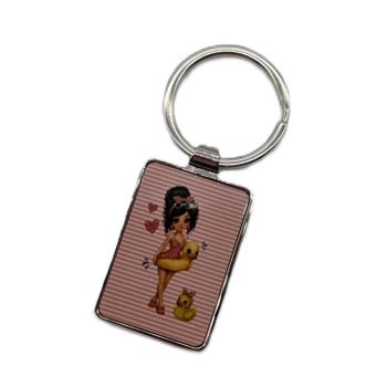 Taschenspiegel Miss Sunshine gestreift