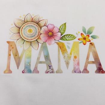 Preview: Kissenbezug Druck Mama, 50X50