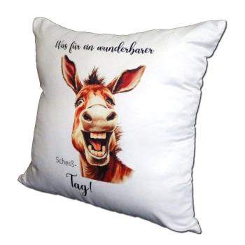 Preview: Kissenbezug Esel 40X40