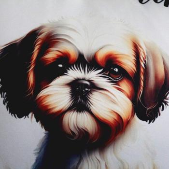 Preview: Kissenbezug Hund Shih Tzu 40X40
