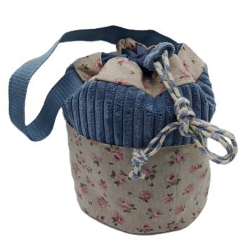 Preview: Projekttasche, Handarbeitstasche Rosen