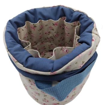 Preview: Projekttasche, Handarbeitstasche Rosen