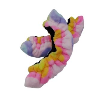 Preview: Kufenschoner Zickzack Plüsch