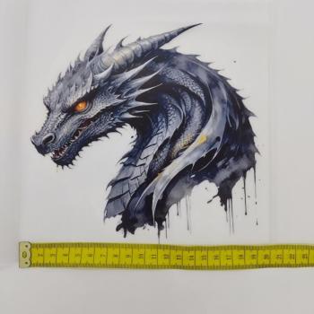 Preview: Bügelbild Drache