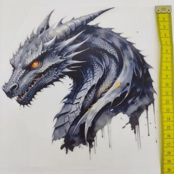 Preview: Bügelbild Drache
