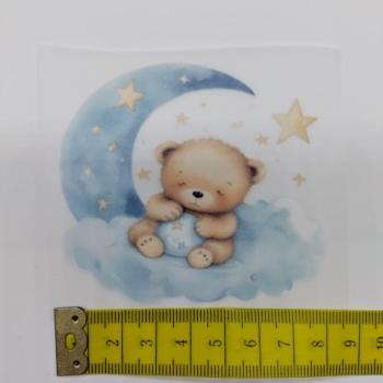 Preview: Bügelbild Bär Zelt