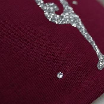 Preview: Stirnband Eiskunstlauf Elemente rot