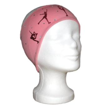 Preview: Stirnband watercolour Eiskunstlauf apricot