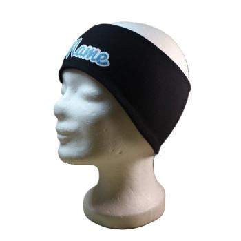 Preview: Stirnband mit Name blau Eiskunstlauf