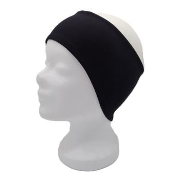 Preview: Stirnband uni schwarz