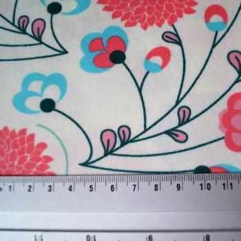 Preview: Jersey stilisierte Blumen