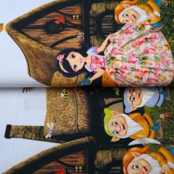 Jersey Bordüre Märchen