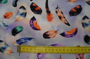 Preview: Jersey Federn Aquarell