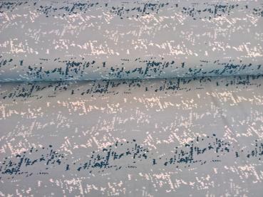 Preview: Jersey Muster modern blau