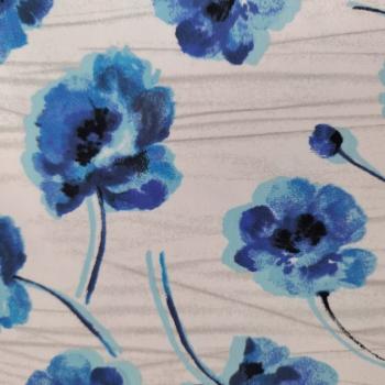 Preview: Jersey blaue Blumen
