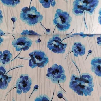 Jersey blaue Blumen