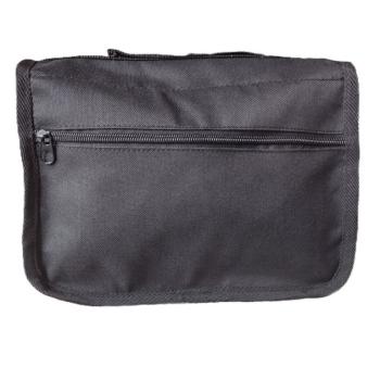 Preview: Kulturtasche Ice Day Druck rosa/weiß Glitzer