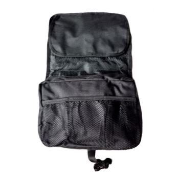 Preview: Kulturtasche Ice Day Druck rosa/weiß Glitzer