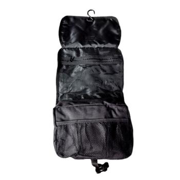 Preview: Kulturtasche Ice Day Druck rosa/weiß Glitzer