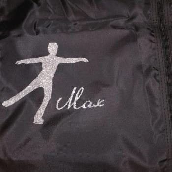 Preview: Kleiderhülle Eiskunstläufer mit Name