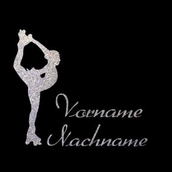 Preview: Kleiderhülle Rollkunstlauf mit Name