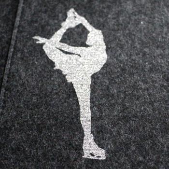 Preview: Sportpasshülle anthrazit EisläuferinB