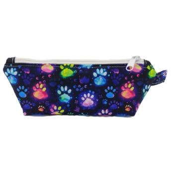 Preview: Stifte Mäppchen Pfoten schwarz-blau