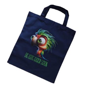 Baumwolltasche Lustiger Vogel