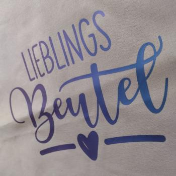 Preview: Baumwolltasche Lieblingsbeutel